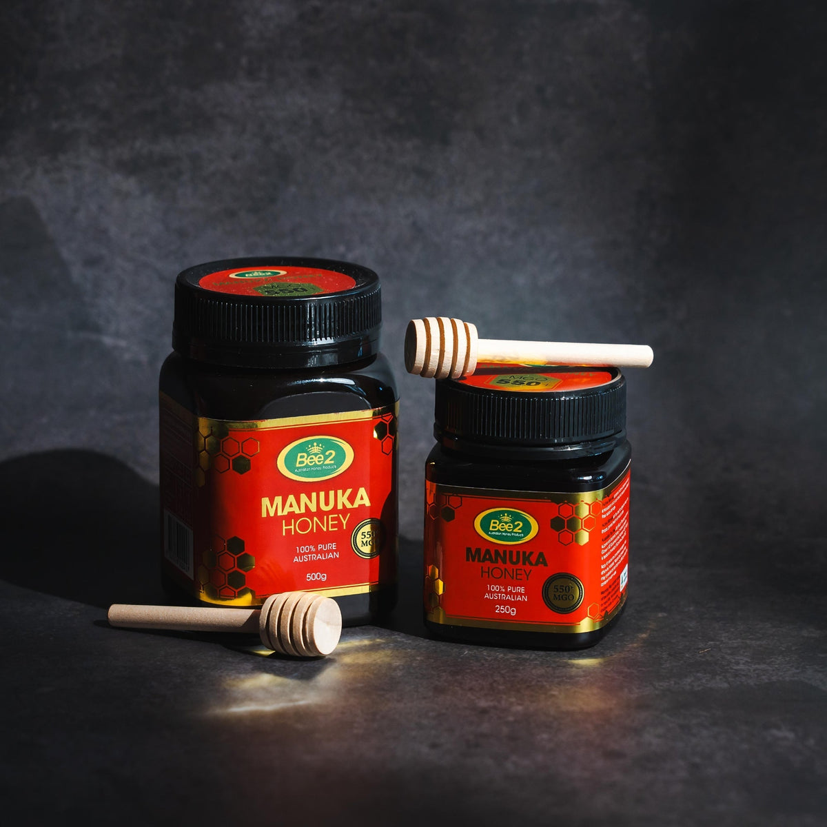 The Bee2 Winter Pack (Manuka 550 MGO + Jarrah TA 35+ + Propolis Spray)