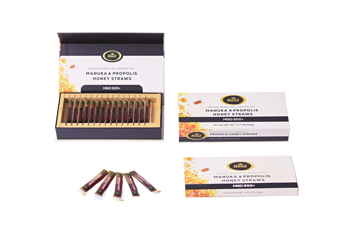 Propolis & Manuka Honey Straws (MGO300)