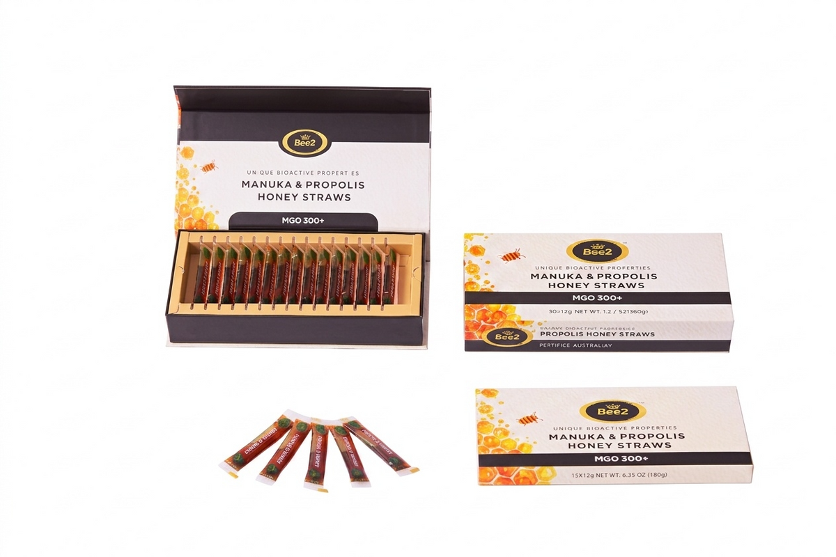 Propolis & Manuka Honey Straws (MGO300)