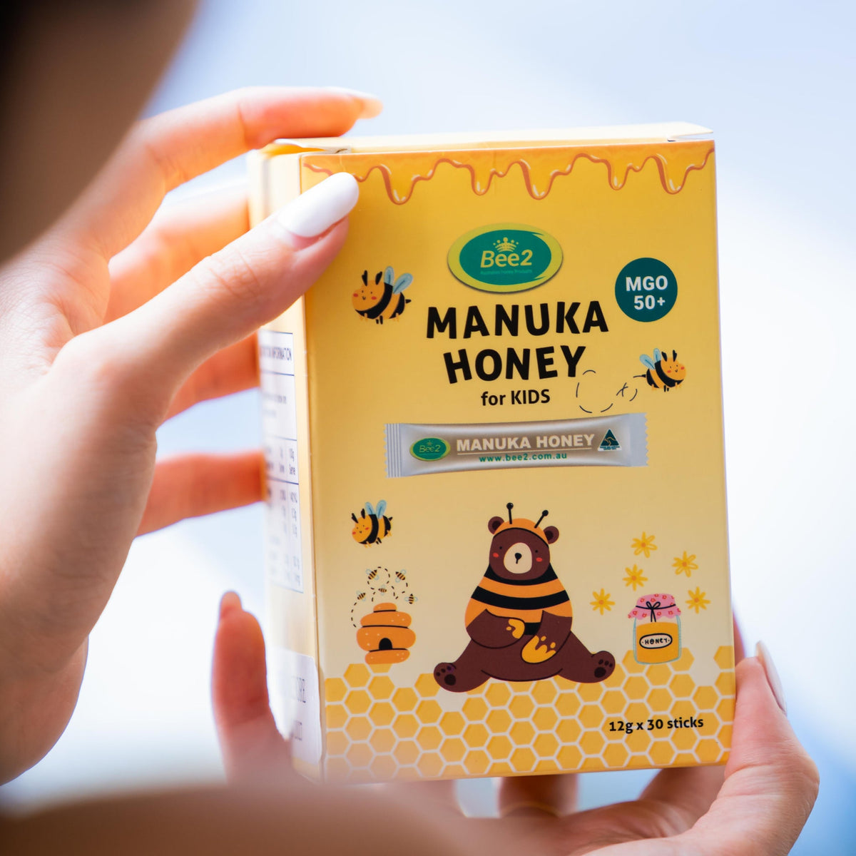 Bee2 Manuka Honey For Kids MGO 50+ (4 Boxes)