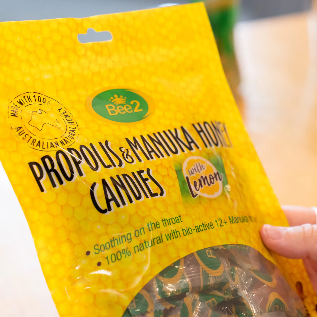 Bee2 Propolis & Manuka Honey Candies (6 Packs)