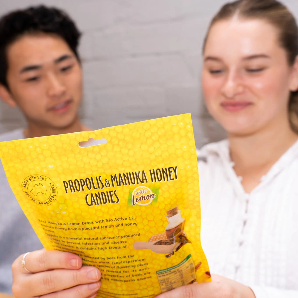 Bee2 Propolis & Manuka Honey Candies (6 Packs)