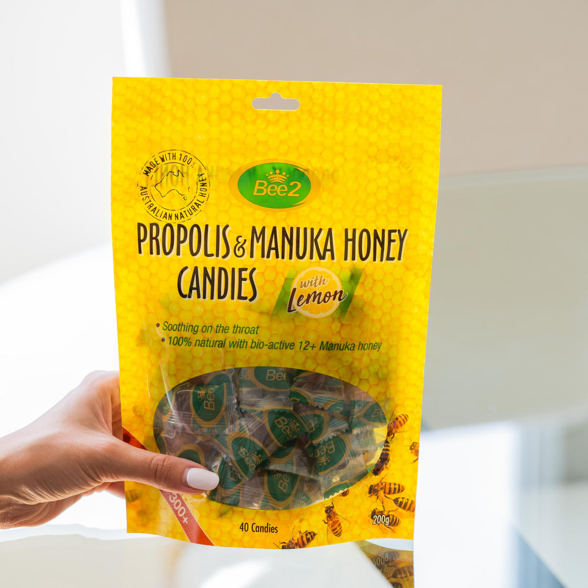 Bee2 Propolis & Manuka Honey Candies (6 Packs)