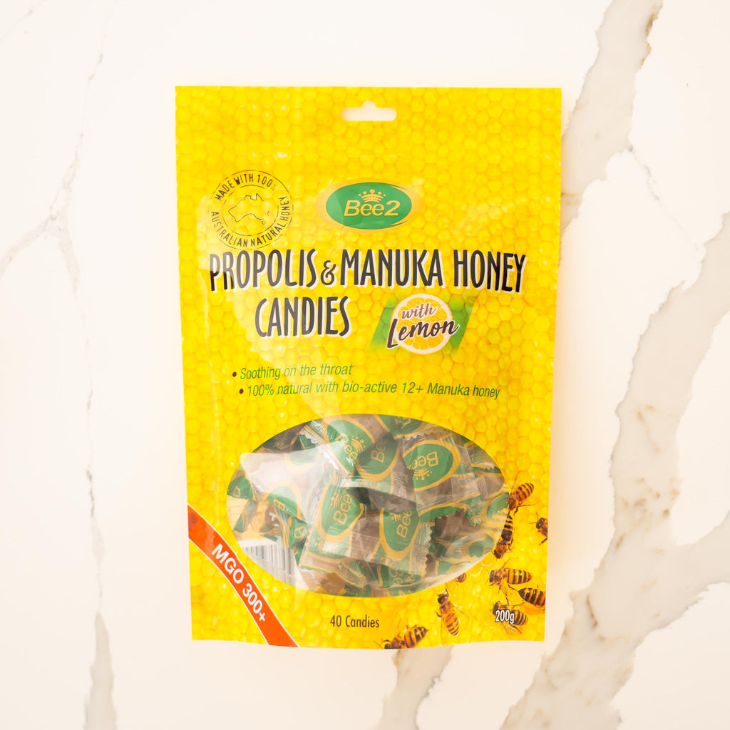 Bee2 Propolis & Manuka Honey Candies (6 Packs)