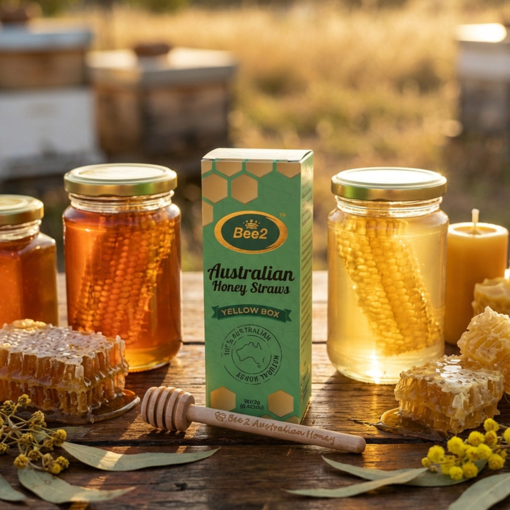 Bee2 Sample Pack (48 Straws + 500g Jar) - Try The Whole Range!